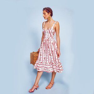 Reformation Dolci Linen Dress (Vienna) Size 0